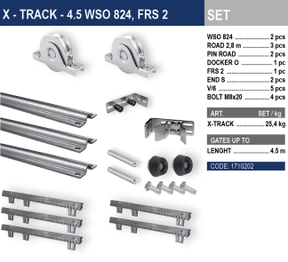 E-BOX X-TRACK - 4.5 WSO 824, FRS 2