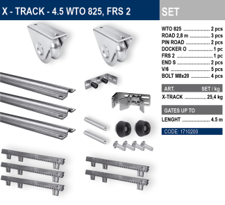 E-BOX X-TRACK - 4.5 WTO 825, FRS 2