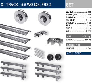 E-BOX X-TRACK - 5.5 WO 824, FRS 2