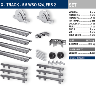 E-BOX X-TRACK - 5.5 WSO 824, FRS 2