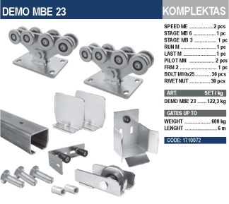 Demo MBE 23 (ar profils 6+3 m)